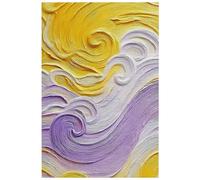 HJOSWVNS Laminas Decorativas Blanca Amarillo Púrpura Laminas Cuadros Decoracion Salon Modernos Baño Cocina Dormitorios Posters Para Pared Wall Art Sin Marco Laminas Decorativas Pared 30x40cm/1 Pcs