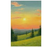 HJOSWVNS Laminas Decorativas Naranja Graffiti Verde Laminas Cuadros Decoracion Salon Modernos Baño Cocina Dormitorios Posters Para Pared Wall Art Sin Marco Laminas Decorativas Pared 50x70cm/1 Pcs