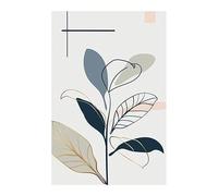 HJOSWVNS Laminas Decorativas Pared Azul Dorado Y Rosa Cuadros Decoracion Salon Modernos Dormitorios Cuadros Decorativos Laminas para Cuadros Dormitorio Lienzo Decorativo para Pared Sin Marco 60x90cm