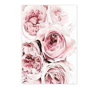 HJOSWVNS Laminas Decorativas Pared Elegante Flor Rosa Cuadros Decoracion Salon Modernos Dormitorios Cuadros Decorativos Laminas para Cuadros Dormitorio Lienzo Decorativo para Pared Sin Marco 40x60cm