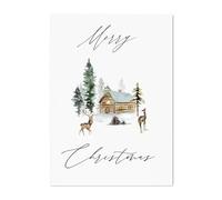 HJOSWVNS Laminas Decorativas Pared Feliz Navidad Cuadros Decoracion Salon Modernos Dormitorios Cuadros Decorativos Laminas para Cuadros Dormitorio Lienzo Decorativo para Pared Sin Marco 30x40cm