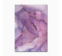 HJOSWVNS Laminas Decorativas Pared Mármol Morado Decoración pared Salon Laminas para Cuadros Decoracion Salon Cuadros Decoracion Salon Modernos Dormitorios Lienzos Decorativos Sin Marco 30x40cm/1 Pcs