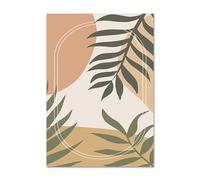 HJOSWVNS Laminas Decorativas Pared Tipo Mínimo De Hoja Cuadros Decoracion Salon Modernos Dormitorios Cuadros Decorativos Laminas para Cuadros Dormitorio Lienzo Decorativo para Pared Sin Marco 60x90cm