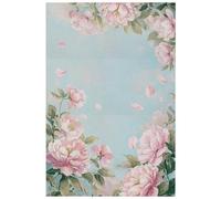 HJOSWVNS Laminas Decorativas Rosa Flor Azul Laminas Cuadros Decoracion Salon Modernos Baño Cocina Dormitorios Posters Para Pared Wall Art Sin Marco Laminas Decorativas Pared 30x40cm/1 Pcs