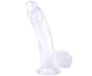 HJRD Ś-Ëx Toys Ġộděmïchés Cønsølãdør，Realista Pênês Silicona，8,66 Pulgadas/22 cm Resistente Al Agua Y Fácil de Limpiar, Lávelo con Agua Tibia