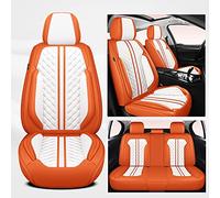 HJRegaFimu Fundas universales para Asientos de Coche, Juego Completo de Accesorios para Audi A4 B8 8K Allroad B9 Avant allroad A5 8T, Impermeables, de Cuero Negro.