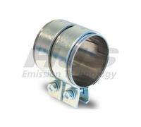 HJS 83 00 6509 Abrazadera de tubo de escape Abrazadera doble Ø65mm para VW