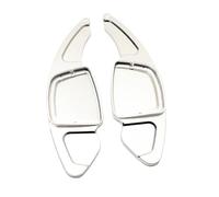 HJTEDHE Cambio De Engranaje Paleta Para Audi Para A6 S6 C8 A7 S7 C8 A8 S8 D5 A3 8Y Allroad Quattro Avant Sline Controlador De Volante De Coche Paletas(Silver)