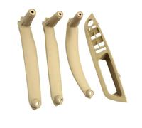HJTEDHE Manillas Puertas Interior Manija Interior Del Coche, Panel De Reposabrazos De Puerta Interior, Tirador Para BMW Para X5 X6 E70 E71 E72 2007-2014(RHD Beige 4pcs)