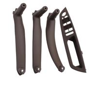 HJTEDHE Manillas Puertas Interior Manija Interior Del Coche, Panel De Reposabrazos De Puerta Interior, Tirador Para BMW Para X5 X6 E70 E71 E72 2007-2014(RHD Moka 4pcs)