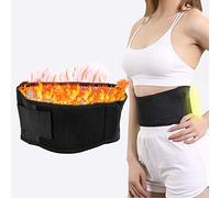 HJtRTDF Apoyo para la espalda， Faja lumbar ajustable for la cintura, autocalentable, terapia magnética, cinturón de soporte for espalda y, masajeador(M)