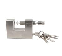 HJtRTDF candado， Candado de Llave Horizontal Acero Resistente con 5 Llaves, Ancho del Cuerpo la Cerradura 74 mm 84 94(84mm)