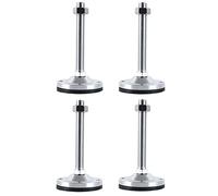 HJtRTDF Patas para Muebles, 4 Unidades, pies niveladores de Alta Resistencia, tamaño Rosca M16 x 150 mm, diámetro Base 2, Pulgadas