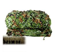 HJtRTDF Red de Camuflaje， Red de Camuflaje for Caza al Aire Libre, protección Solar Las Fuerzas Armadas alemanas, Campamento del ejército Bosque(5x8m/16.4x26.2ft)