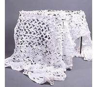 HJtRTDF Red de Camuflaje， Red de Camuflaje, Sombra Blanco, for decoración Militar, Caza al Aire Libre(5x6m/16.4x19.7ft)