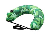 HJUGHPN Anillo de natación Swim Belt Portable Inflatable Swimming Ring Pool Multifunctional Float Travel Pillow Water Sports for Pool Beach Accessories(Green)