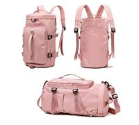HJUGHPN Bolsa de gimnasio para mujer Bolsa De deporte seca y húmeda, bolsa De gimnasio impermeable para hombre con zapatos, bolsa De viaje Oxford, bolsa De equipaje De mano, bolsos De entrenamiento(Pi