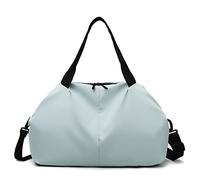 HJUGHPN Bolsa de gimnasio para mujer Bolsa de gimnasio para mujer, impermeable, para natación, Yoga, deportes, hombro, mano, viaje, paquete de fin de semana, seco, húmedo, entrenamiento de Fitness(Blu