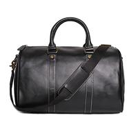 HJUGHPN Bolsa de gimnasio para mujer Bolsas de equipaje de viaje de corta distancia de negocios de cuero de vaca de los hombres de la vendimia Bolsa de viaje de gran capacidad Bolsas de mensajero simp