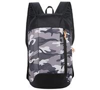 HJUGHPN Bolsa de Gimnasio para Mujer Deportes al Aire Libre Ligero Camuflaje Impermeable Viaje Montañismo Bolsa Cremallera Cinturón Ajustable Camping