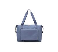 HJUGHPN Bolsa de gimnasio para mujer, impermeable, bolsa de viaje, bolsa de yoga, multifuncional, plegable, almacenamiento de expansión, bolsa al aire libre, separación en seco y húmedo (azul)