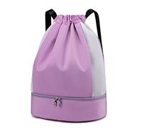 HJUGHPN Bolsa de gimnasio para mujeres, hombres y mujeres, bolsas deportivas para entrenamiento de fitness, natación, separación en seco y húmedo, bolsas de gimnasio independientes (pequeña)