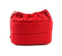 HJUGHPN Bolsa de inserción para cámara, bolsa de cojín de partición, protección de terciopelo a prueba de golpes, caja de lente de cámara, bolsa suave para cámara (rojo)