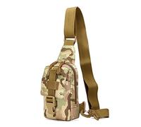 HJUGHPN Bolsa de pecho para hombre, bolsa de hombro de nailon, bolsa de cintura bandolera, bolsa de deporte al aire libre, bolsa de pecho de lona (D)