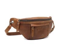 HJUGHPN Bolsa de pecho para hombre y hombre, bolsa de hombro de piel de gran capacidad, bolsa de mensajero de viaje