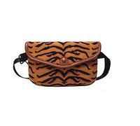 HJUGHPN Bolsa de pecho para mujer, vintage, de piel, cruzada, para el hombro, para viajes, oficina, compras, soporte para teléfono