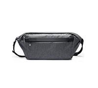 HJUGHPN Bolsas de hombro multifuncionales para hombre, bolsa de pecho para hombres y mujeres, bolsa de pecho impermeable, bolsa de viaje corta, portátil, ligera (gris)