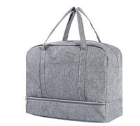 HJUGHPN Bolsas de hombro para mujer, impermeables, de gran capacidad, bolsa de viaje para fin de semana, plegable, bolsa de lona para guardar ropa, pertenencias, organizar, bolsa de mano
