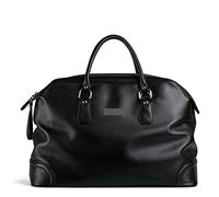 HJUGHPN Bolso de Viaje Men Genuine Leather Travel Bag Luggage Bag Men Leather Duffle Bags Weekend Shoulder Bag Overnight Male Black