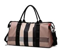 HJUGHPN Bolso de Viaje Yoga Gym Bag For Women Design Travel Bag Nylon Airport Duffel Bag Large Capacity Clothes Holiday Weekend Handbag Sac