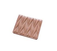 HJUGHPN Cartera corta de piel ultrafina para mujer, tarjetero multitarjeta