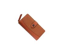 HJUGHPN Cartera larga para mujer con ranura para tarjetas múltiples, gran capacidad, con cremallera, hebilla de doble pliegue, monedero para dinero