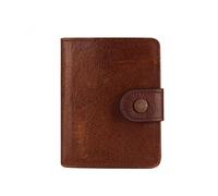 HJUGHPN Cartera para Hombre Múltiples tragamonedas Tarjeta de Cuero Vintage Mero Cartera Moda Casual Moda Corta Cartera de Cuero Cuero de Vaca Bolsa de los Hombres