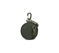 HJUGHPN Cartera para Hombre Round Wallet Pouch Waist Bag Portable Oxford Cloth Mountaineering Pack Sundries Coins Pouch with Clip(Green)