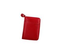 HJUGHPN Cartera para mujer, monedero con cremallera, funda para documentos, cepillo antirrobo, cartera pequeña de cuero, un color, Talla única