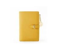HJUGHPN Carteras cortas de cuero para mujer, cartera para muchos departamentos, monedero, monedero, tarjetero, monedero, monedero, delgado (amarillo)