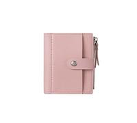 HJUGHPN Carteras cortas para mujer, billetera fina con bolsillo para múltiples tarjetas, cartera de poliuretano suave