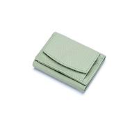 HJUGHPN Carteras de piel auténtica para mujer, mini monedero, pequeñas bolsas de dinero, bolsa para tarjetas, bolsa de mano pequeña, Green, Talla única
