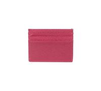 HJUGHPN Carteras de piel auténtica ultrafina para mujer, tarjetero, estilo moderno, unisex, color rojo