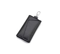 HJUGHPN Carteras de piel de vacuno para mujer, mini tarjetero, llavero para hombres y mujeres, organizador de llaves, bolsa de cuero para llaves, un color, Talla única