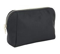 HJUGHPN Carteras para mujer, bolsa de nailon negro, impermeable, bolsa de cosméticos de viaje para almacenamiento