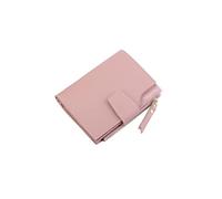 HJUGHPN Carteras para mujer, cartera corta con cremallera, monedero salvaje, monedero con hebilla multitarjeta, monedero lindo para mujer, monedero para mujer (rosa)