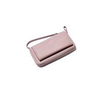 HJUGHPN Carteras para mujer, cartera de gran capacidad, cartera para mujer, cartera para teléfono celular, bolso de mano para tarjetas (rosa)