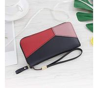HJUGHPN Carteras para mujer, cartera larga para mujer, cartera larga de gran capacidad, cartera con cremallera, cartera multitarjeta (D)