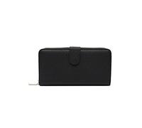 HJUGHPN Carteras para mujer, carteras de piel auténtica, bolsas largas para monedas, monederos femeninos, monedero funcional para múltiples tarjetas, negro, Talla única