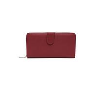 HJUGHPN Carteras para mujer, carteras de piel auténtica, bolsas largas para monedas, monederos femeninos, monedero funcional para múltiples tarjetas, Red, Talla única